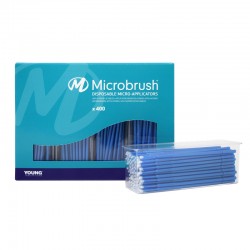 Aplicatoare Microbrush Plus blue regular 2.0mm set 400 bucati