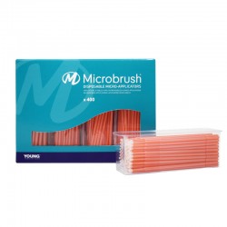 Aplicatoare Microbrush Plus peach regular 2.0mm set 400 bucati