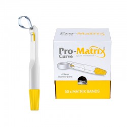 Matrice ingusta curbata galbena premolar 4.5mm Pro-Matrix