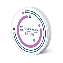 Disc zirconiu alb SST 98 x 20mm Ceraman