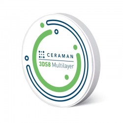 Disc zirconiu multi 3DS8 98 x 16mm Ceraman