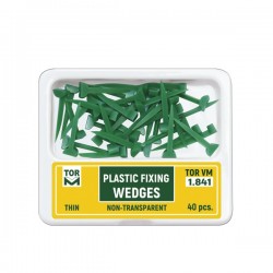 Pene interdentare plastic verzi subtiri 40 bucati TorVM