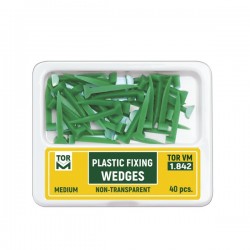 Pene interdentare plastic verzi medii 40 bucati TorVM