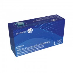 Manusi examinare nitril blue nepudrate marimea M Dr.Protect