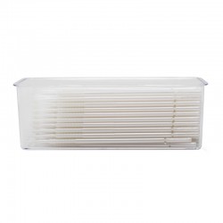 Aplicatoare Microbrush Plus white superfine 1.0mm set 100 bucati