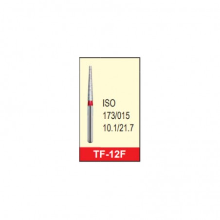 Freza diamantata fina seria TF-12F diam ISO 173-015 Mani