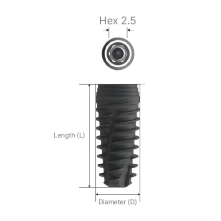 Implant V D3.5 No Mount Inno