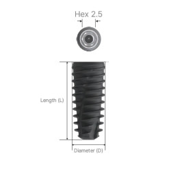 Implant X D5.0 No Mount Inno
