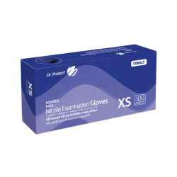 Manusi examinare nitril cobalt nepudrate marimea L Dr.Protect