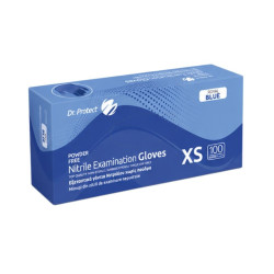 Manusi examinare nitril royal blue nepudrate marimea M Dr.Protect